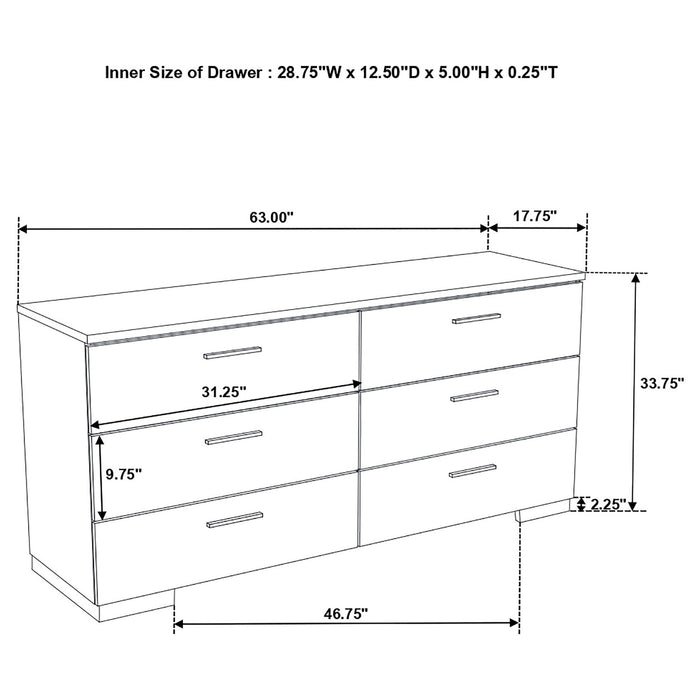 Dulcey - Bedroom Set With LED