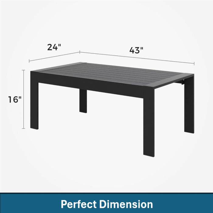 Outdoor Patio Set, All-Weather, Thick Cushions