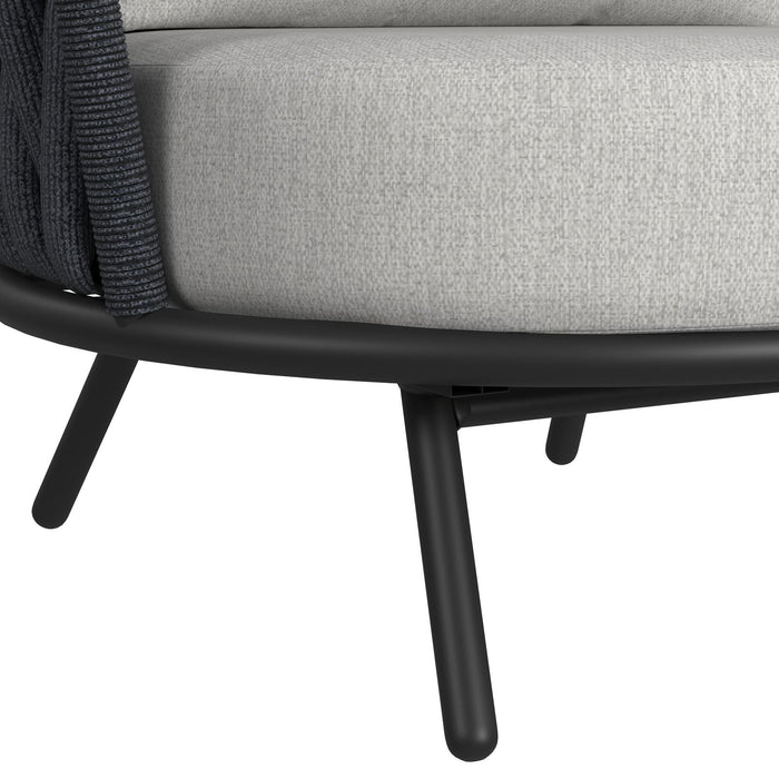 Bali - Chairs With Olefin (Set of 2) - Dark Gray