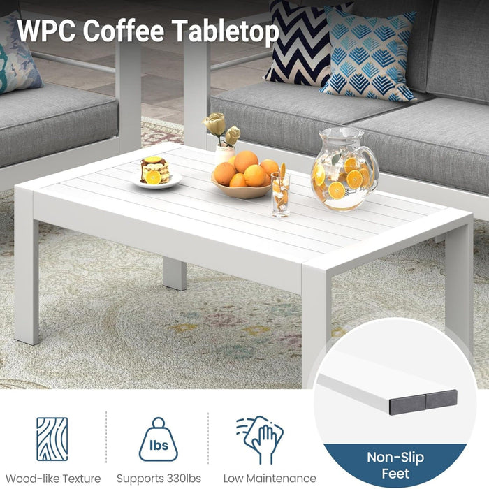 Modern Rectangle Outdoor Coffee Table