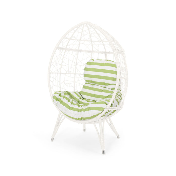 Cosmos - Round Hammered Iron Teardrop Chair