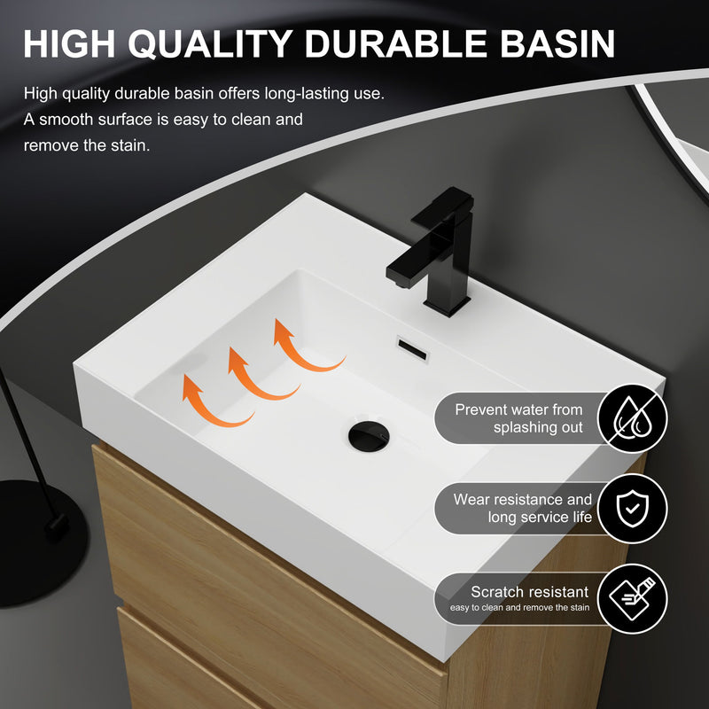 Modern Freestanding Bathroom Vanities With Single Sink Combo