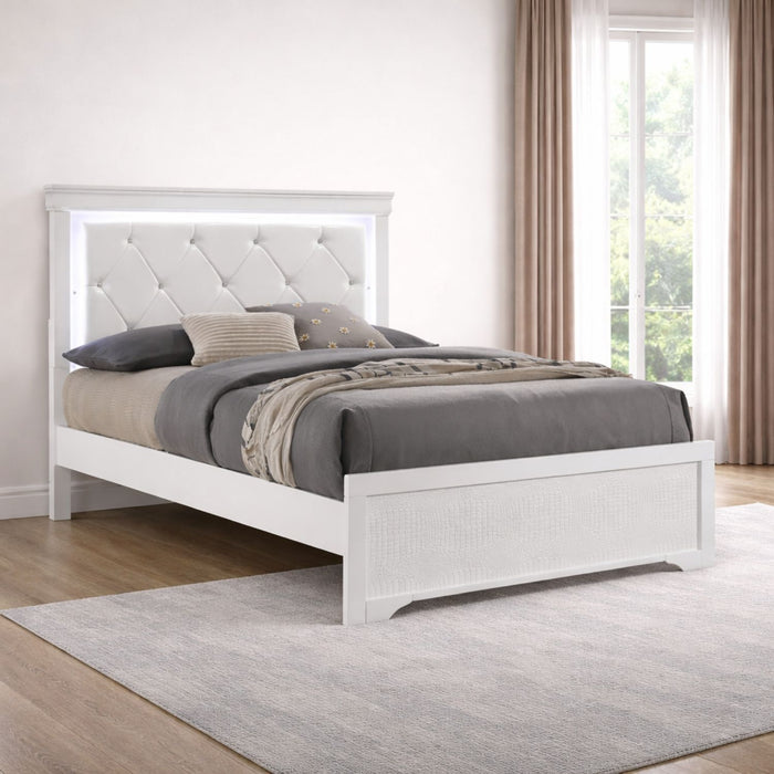 Blaze - Modern Bedroom Set With LED Headboard