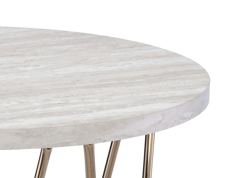 Rowyn - Faux Marble Top Table