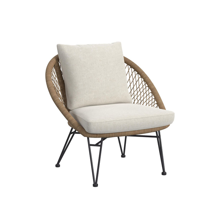 Grace - 4 Piece Outdoor Seating Set - Beige / Natural