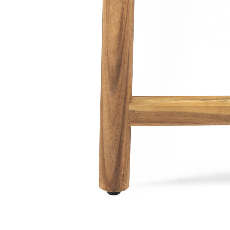 Cambria - Rustic 3 Seater Bench - Teak