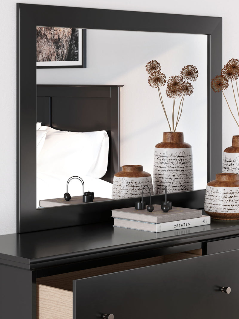 Maribel - Bedroom Mirror - Black