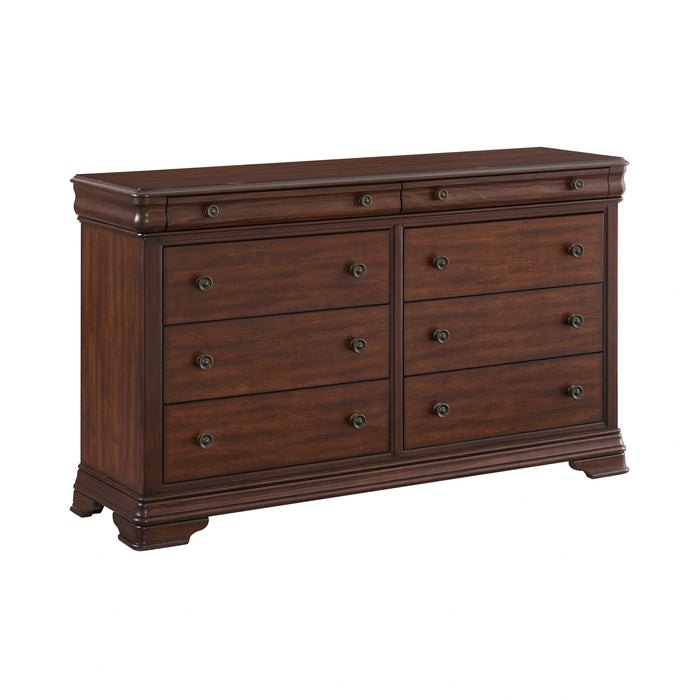 Phillipe 8-Drawer Dresser in Cherry