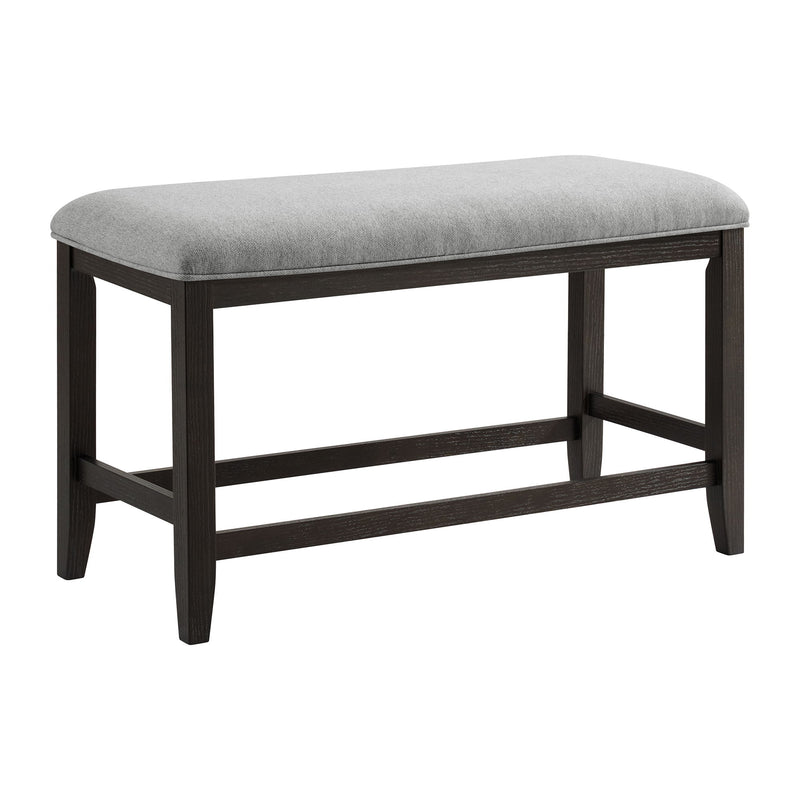 Elodie - Fabric Counter Bench - Charcoal / Gray