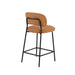 Blythe Orange Vegan Leather Counter Chair (2 Per Carton)