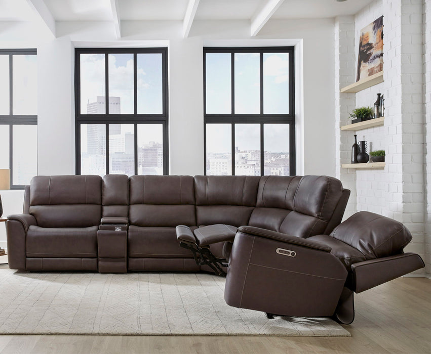 Easton - Power Reclining Sectional With Power Adjustable Headrests