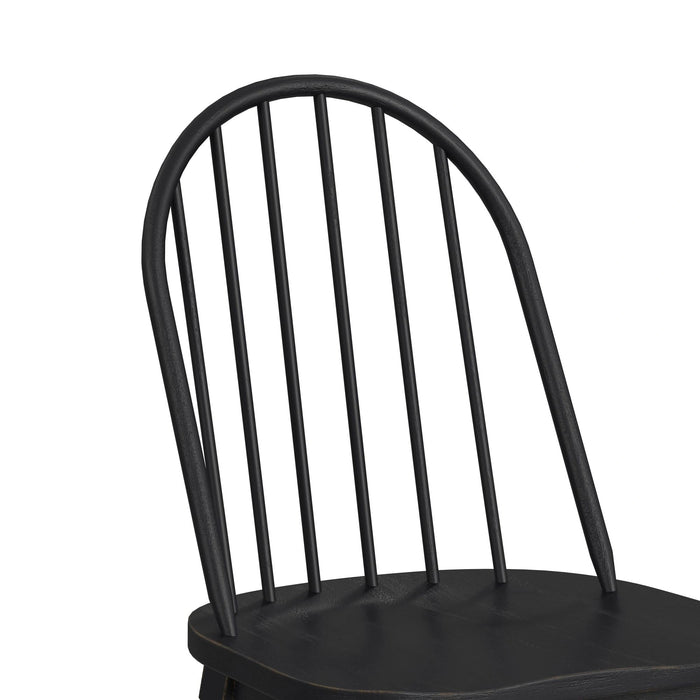 Heritage & Home Dining Set in Oak Brown and Black