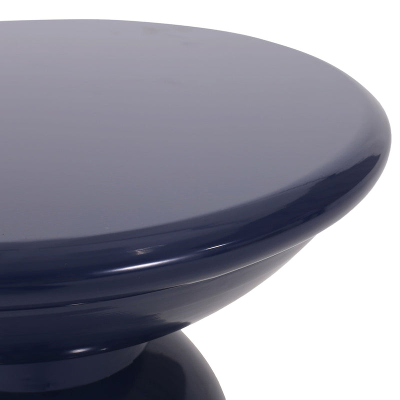Outdoor Modern Metal End Large Table