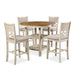 Mitchell 5 Pc Counter Set-Two Tone Bisque/Brown