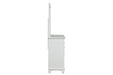 Jamestown Landscape Mirror- White