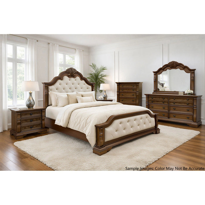 Alamonte Chest with Lift Top and Jewelry Box in Medium Brown