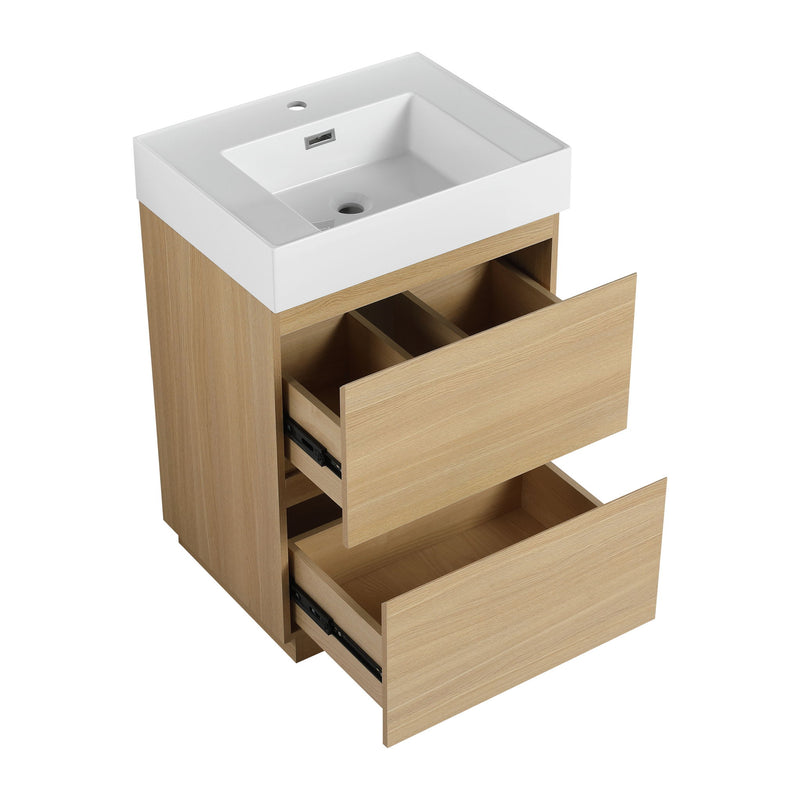 Modern Freestanding Bathroom Vanities With Single Sink Combo