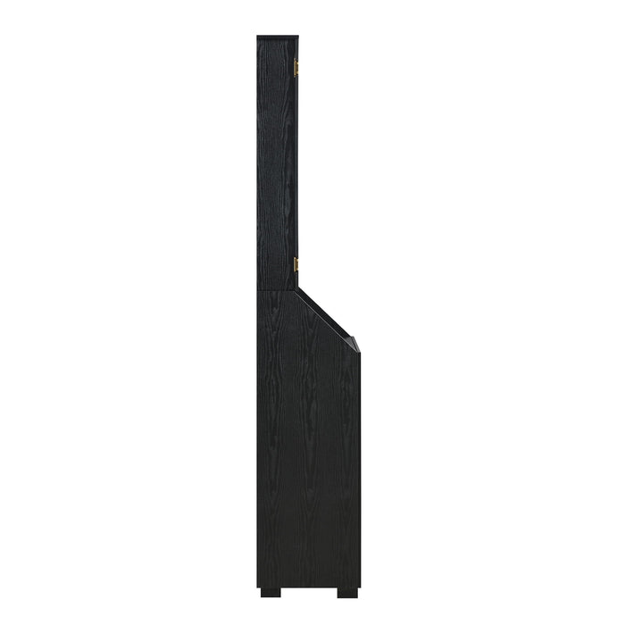 Hurricanes - Dartboard Cabinet With Speaker And LED - Black