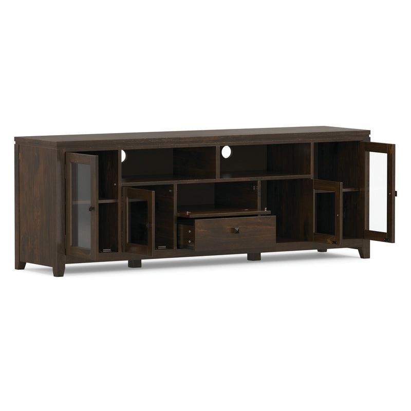 Cosmopolitan - Wide TV Media Stand - Mahogany Brown
