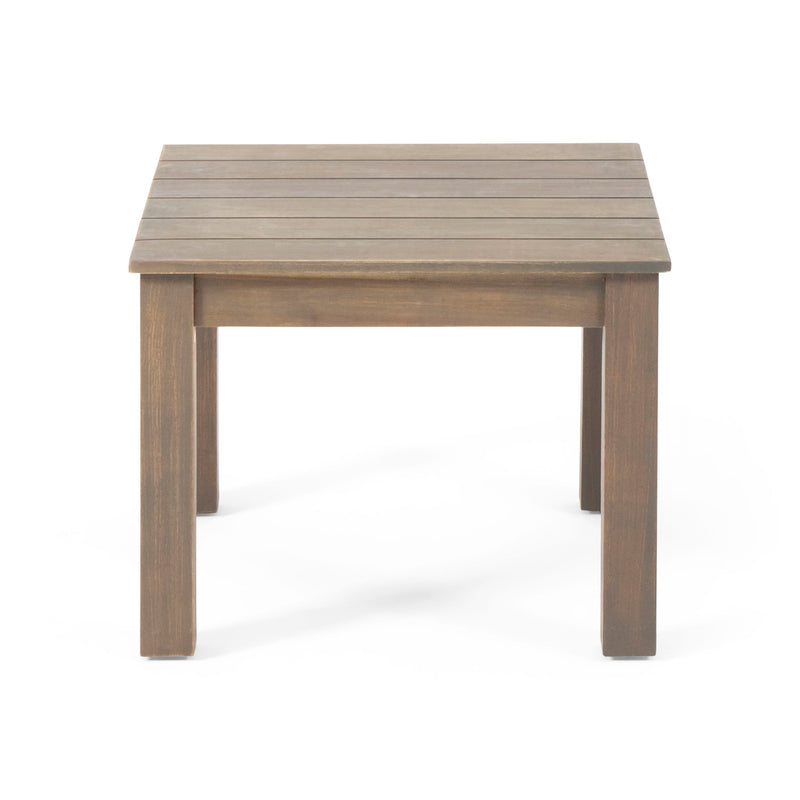 Halcyon - Outdoor Side Table With Slat Design