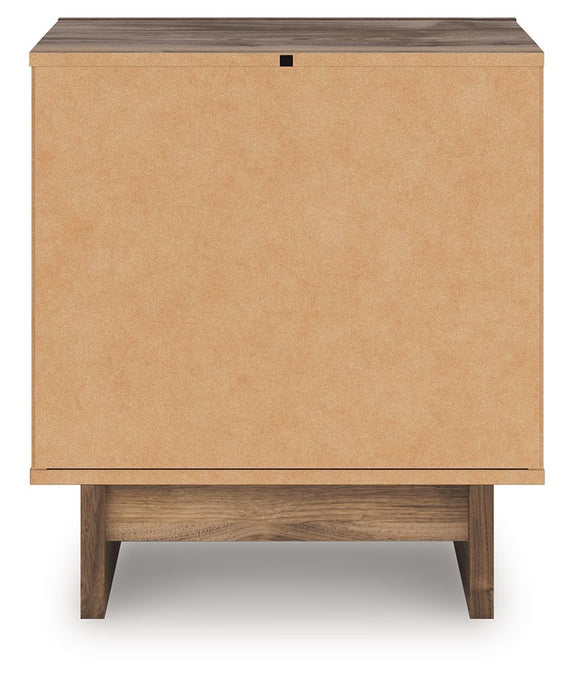 Chirason - Two Drawer Night Stand - Brown