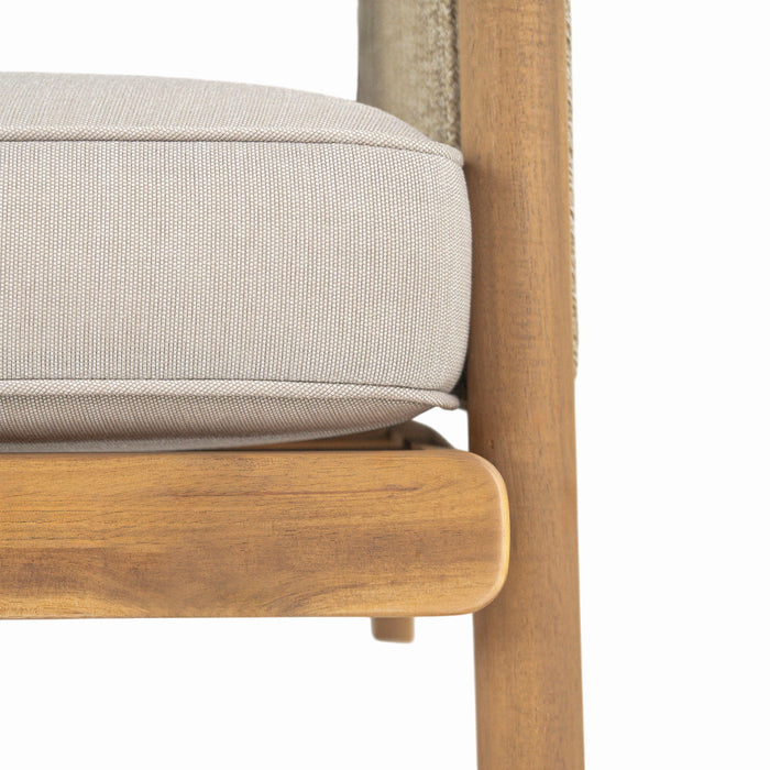 Sumbawa - Outdoor Club Chair - Teak / Beige