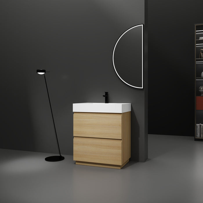 Modern Freestanding Bathroom Vanities With Single Sink Combo