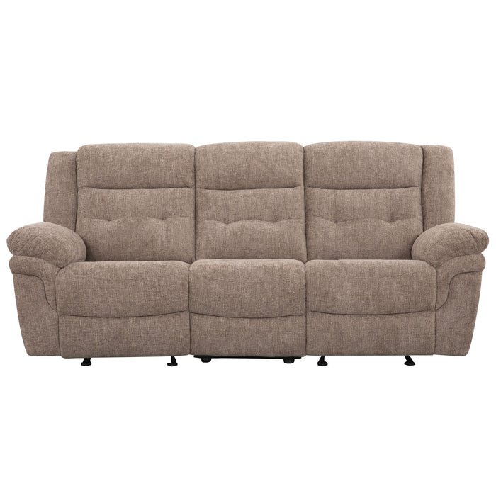 Sydney - Manual Recliner Sofa - Brown