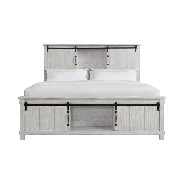 Scott Storage Bed White Finish