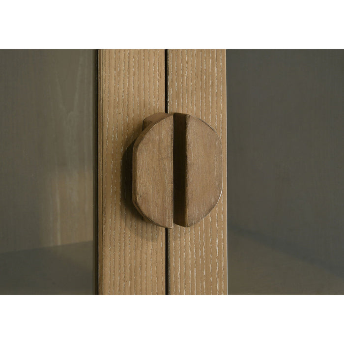 Dreydon - 4 Door Display Cabinet - Light Brown