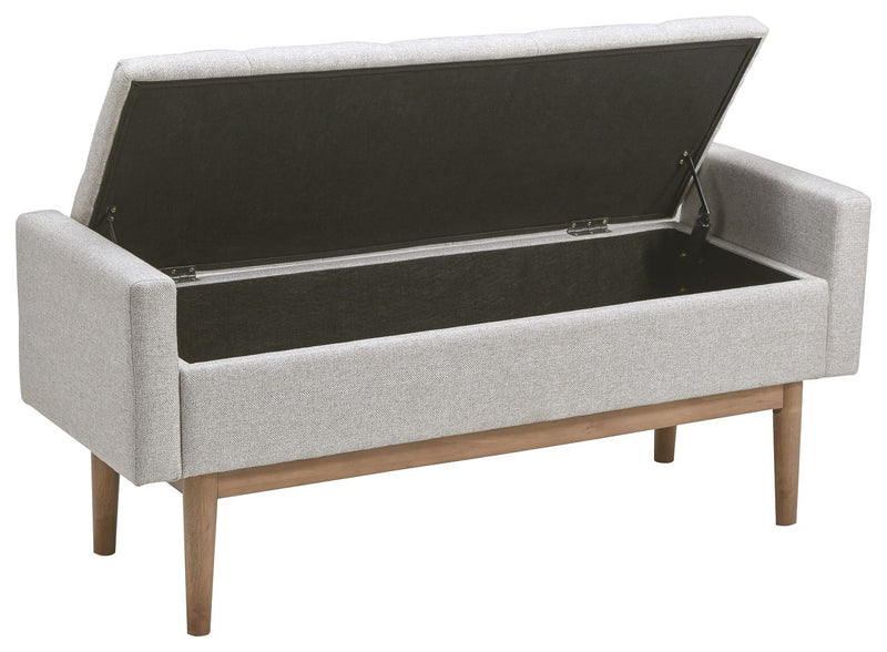 Briarson - Storage Bench - Beige / Brown