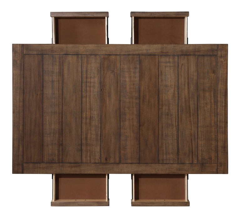 Joanna - 4 Drawer Dining Table - Brown