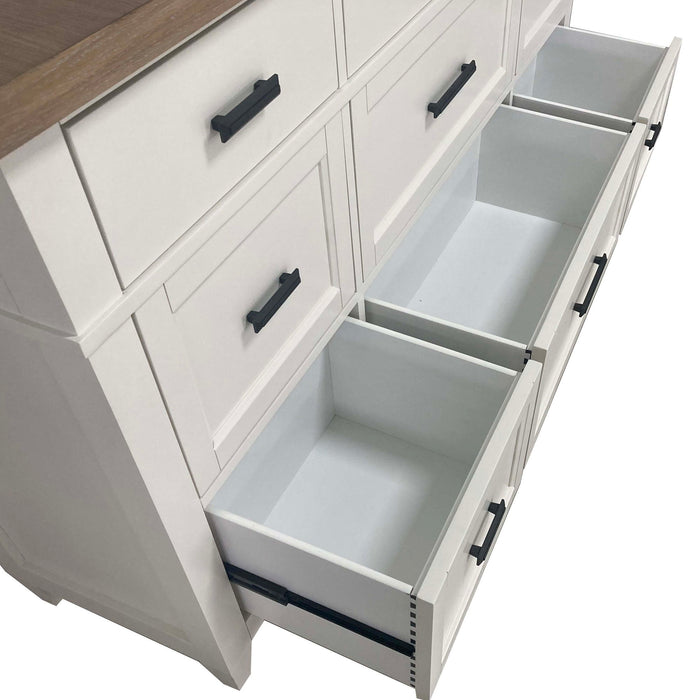 Americana Modern Bedroom - 9 Drawer Dresser