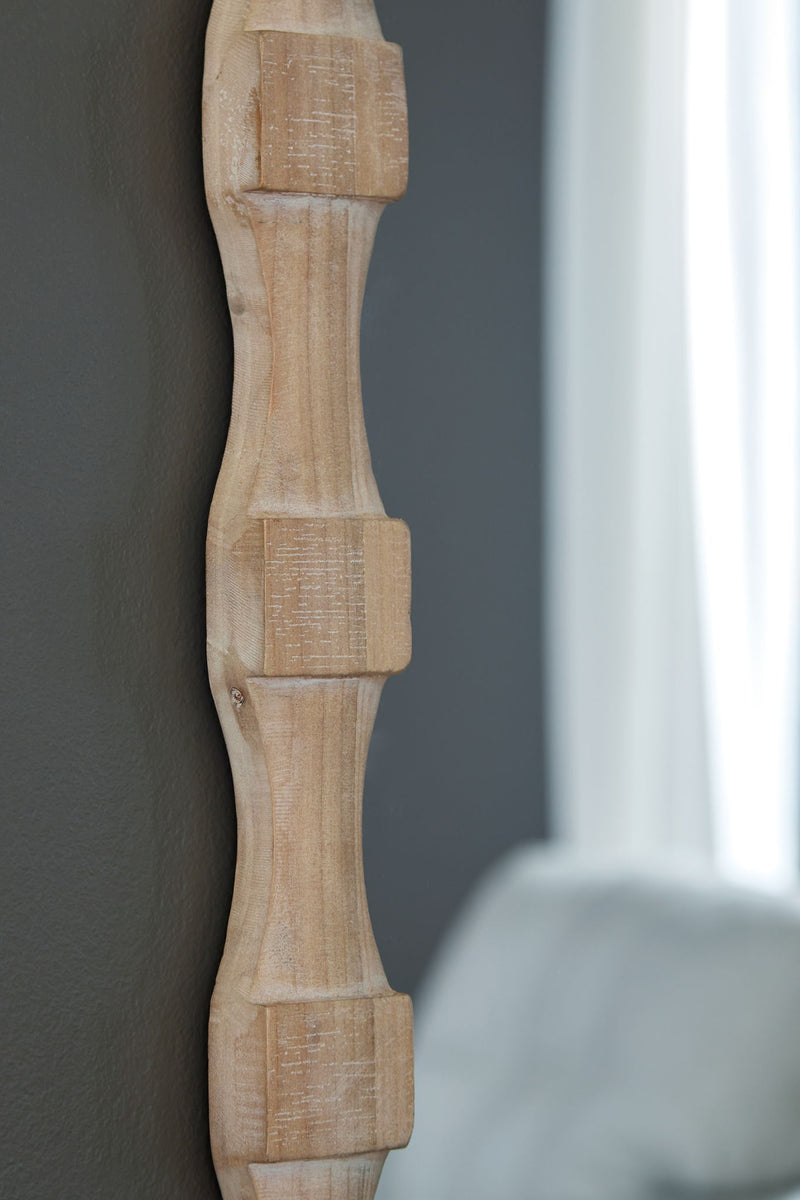 Acelmore - Accent Mirror - Light Brown