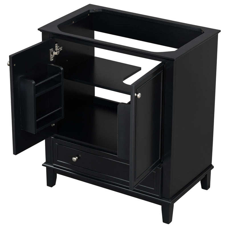Modern Bathroom Vanity Base Only With Doors And Drawer