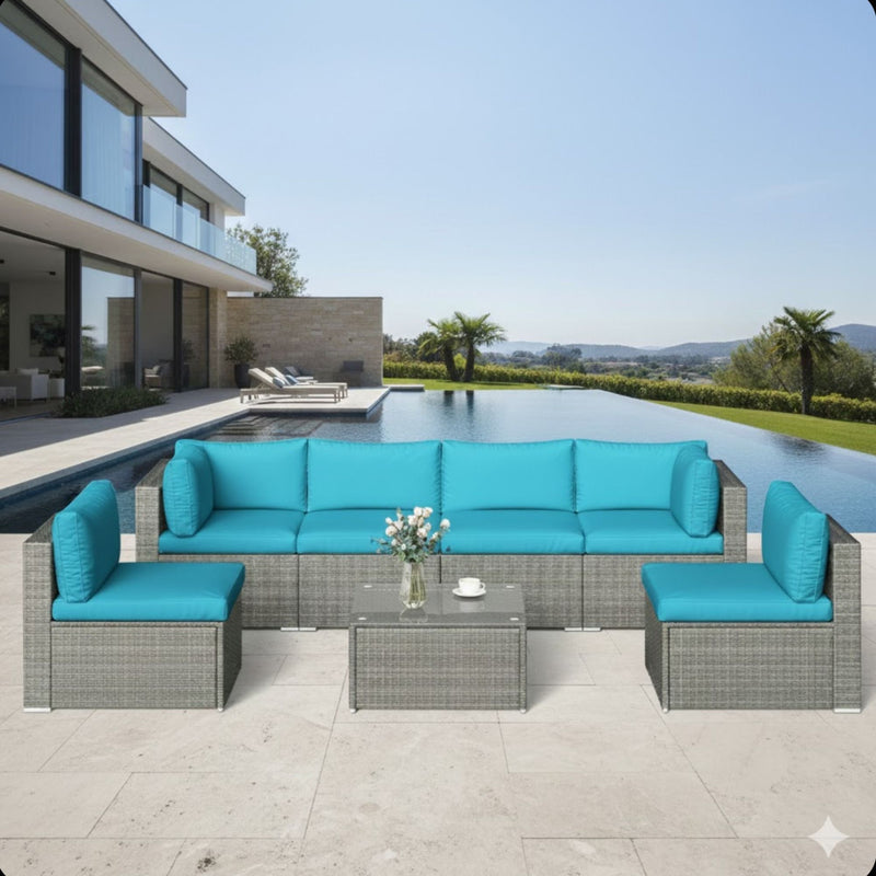 Modern Patio Set With Coffee Table