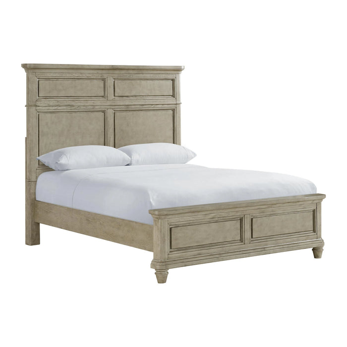 Whit-Ash Panel Bed