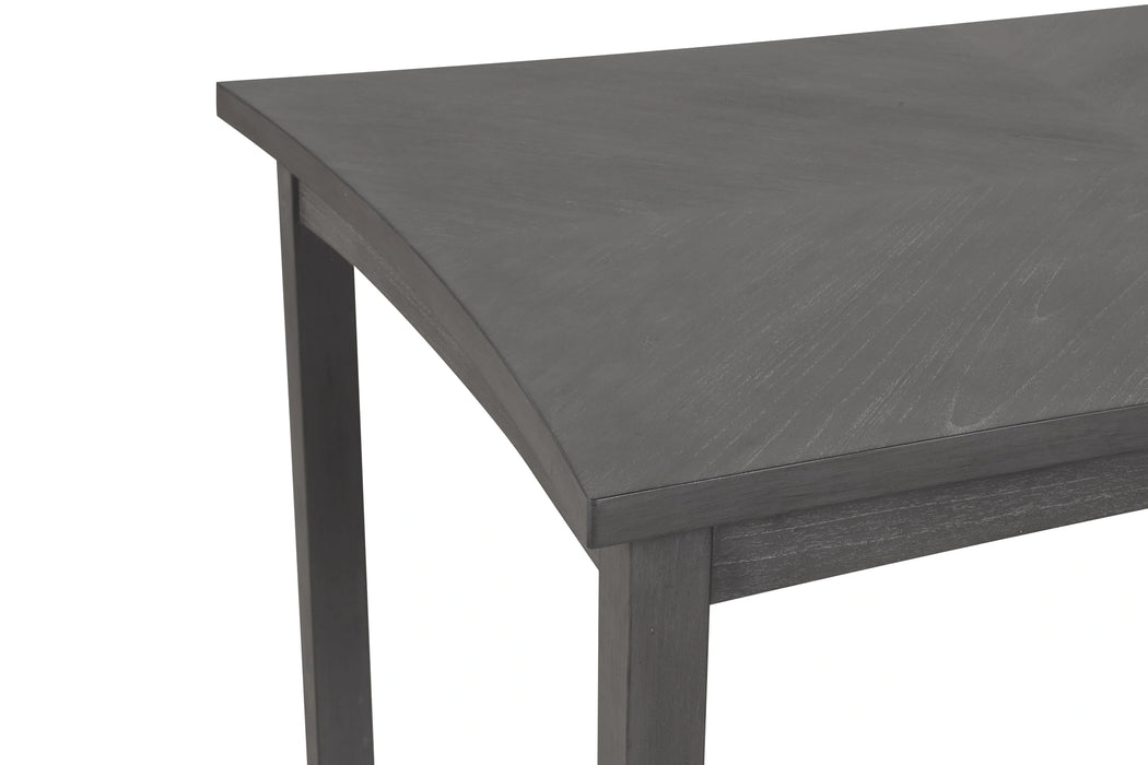 Flair 60" Dining Table & 4 Chairs (5 Pc Set)-Gray