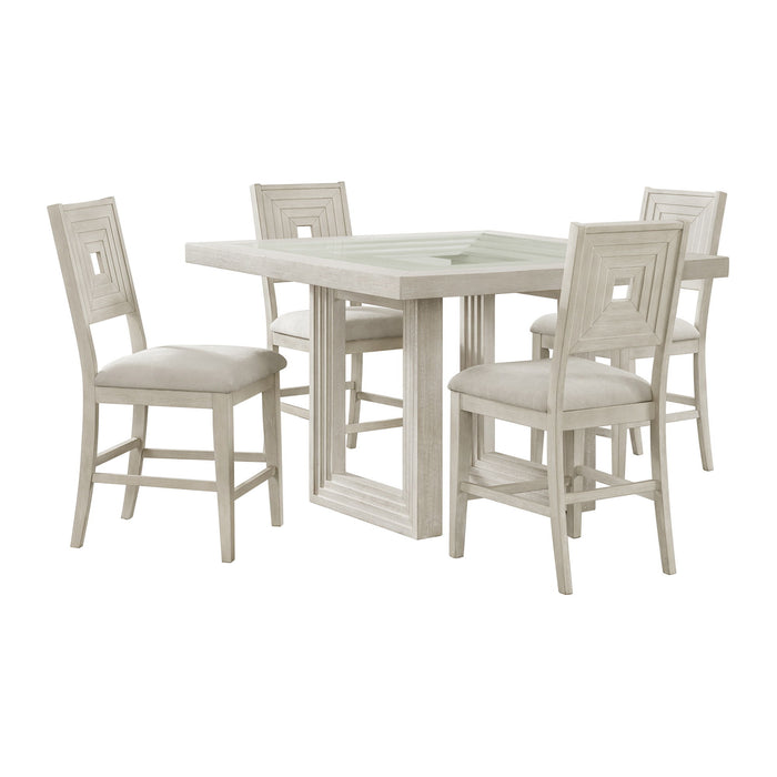 Avalanche - Square Counter Height Dining Set