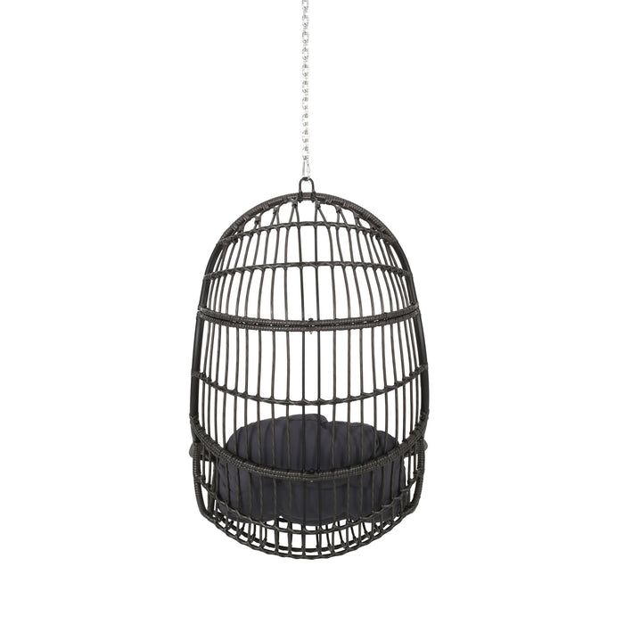 Richards - Outdoor / Indoor Wicker Hanging Chair - Gray