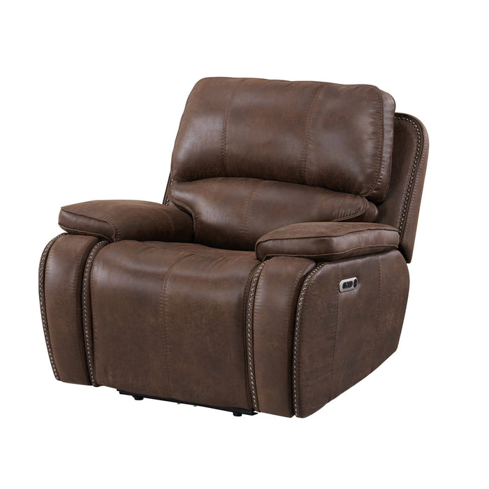 Atlantis Living Room Set in Heritage Brown