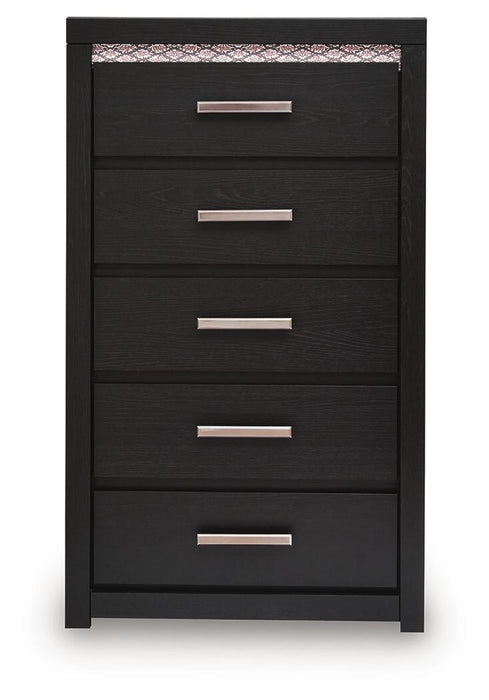 Brizmore - Five Drawer Chest - Black