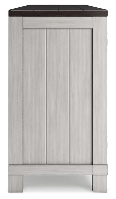 Darborn - 88" TV Stand With Electric Infrared Fireplace Insert - Gray / Brown
