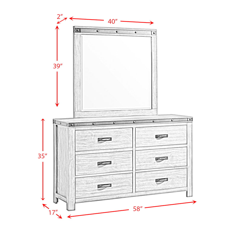 Wade - Youth 6-Drawer Dresser