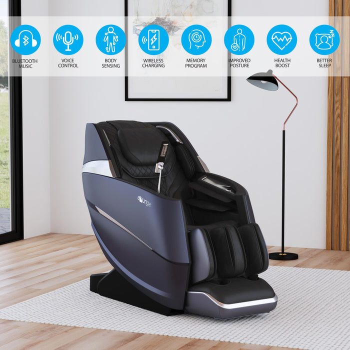 Ease - PU Massage Chair - Black