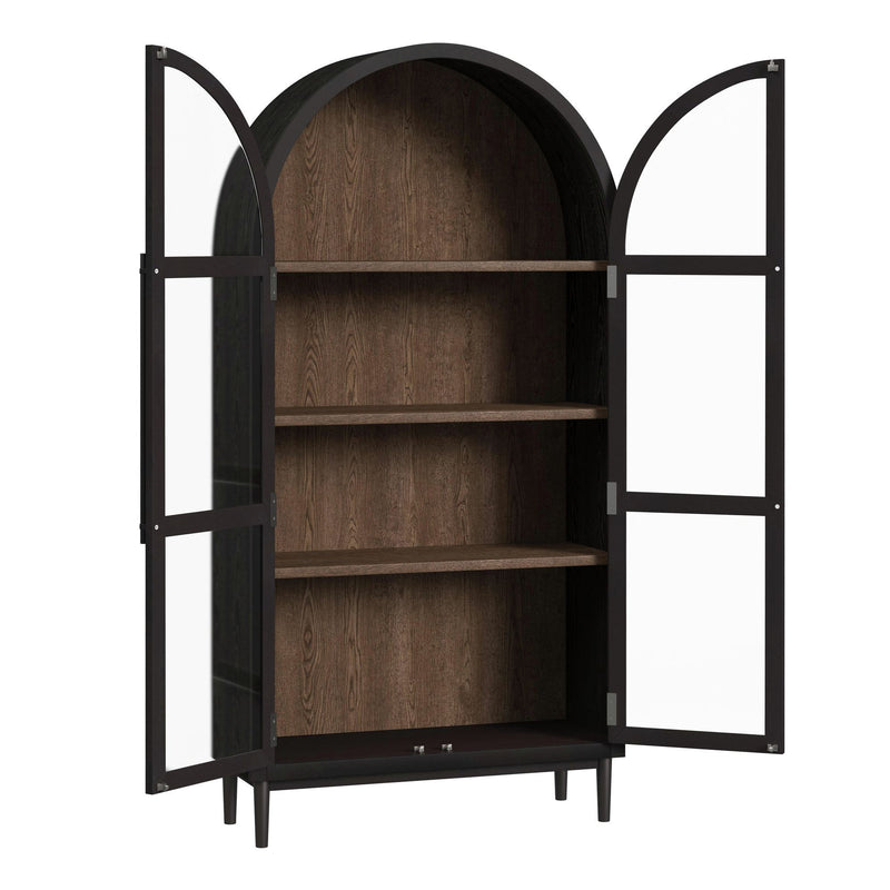 Santiago - Bookcase - Espresso Black