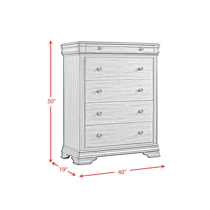 Phillipe - 5-Drawer Chest - Cherry