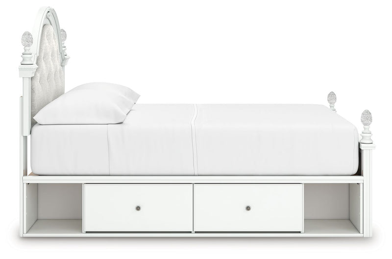 Kozlani - Upholstered Panel Storage Bed