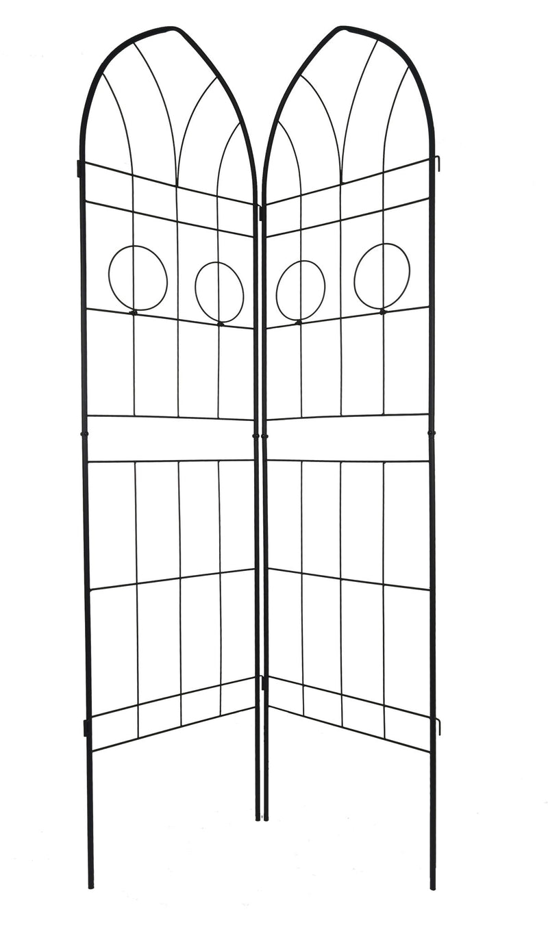 Metal Garden Trellis Rustproof Trellis For Climbing Plant, Outdoor Flower Support