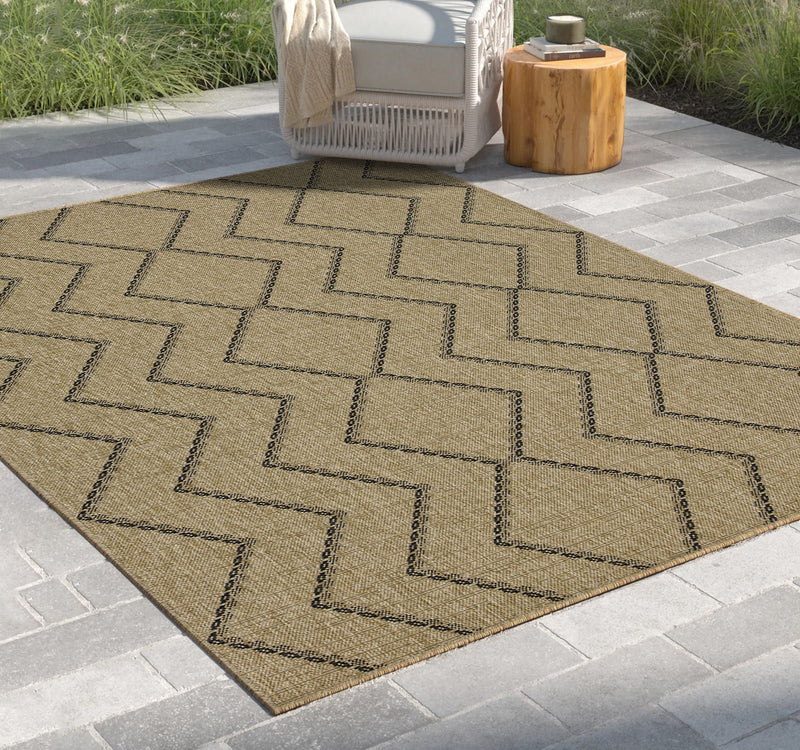 Earth - Indoor / Outdoor Polypropylene Area Rug - Jute /
